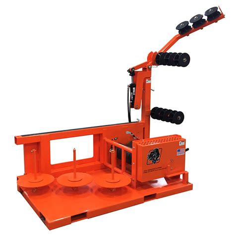 barb wire unroller for skid steer|ez grout barb wire dispenser.